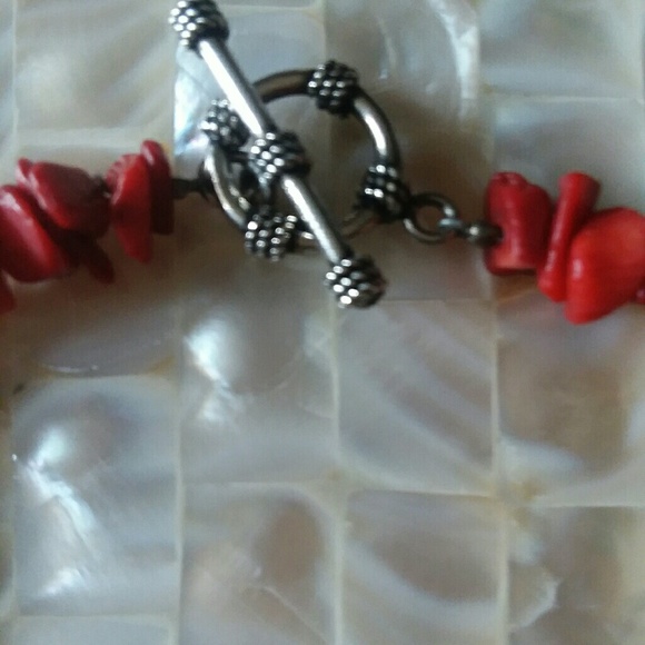 Genuine Turquiose and Coral Necklace - Picture 5 of 6